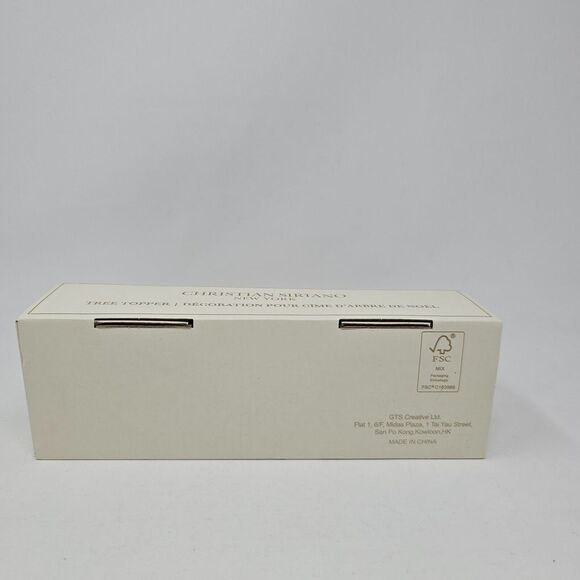 Christian Siriano Gold Rhinestone Bow Tree Topper Christmas 2024 New - Picture 4 of 4